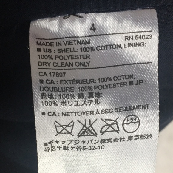 Banana Republic Blue and White Woven Skirt - Picture 4 of 5